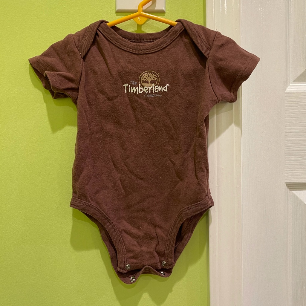 Timberland One Piece, Brown, 6-9 Months